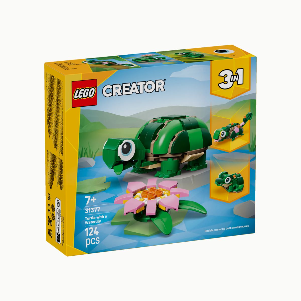 Đồ chơi lắp ráp Rùa Đáng Yêu và Hoa Ly LEGO CREATOR 31377 (124 chi tiết)