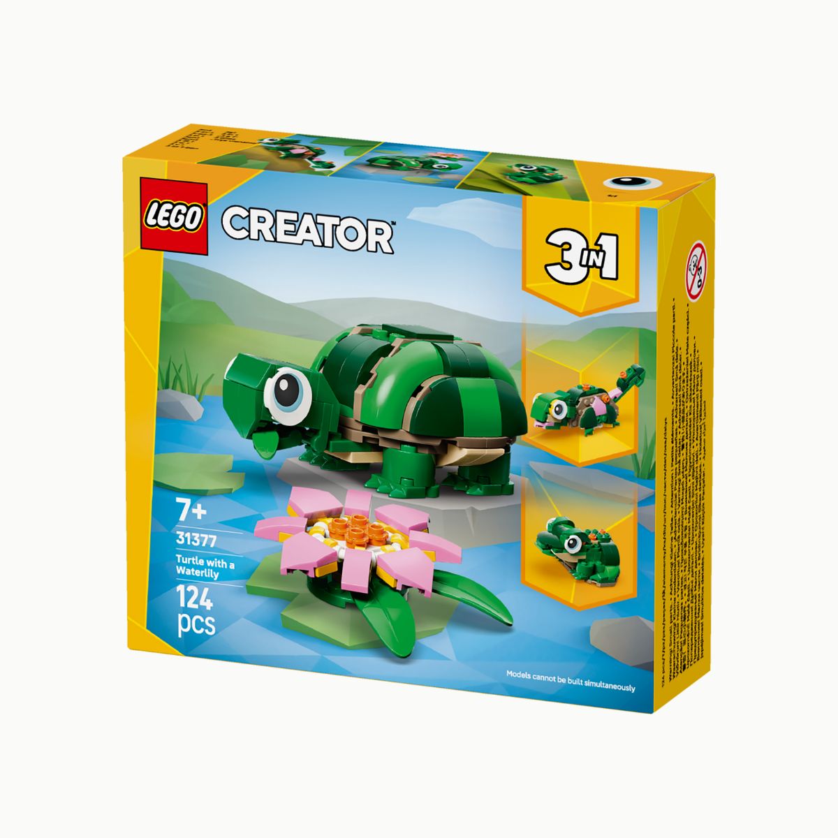Đồ chơi lắp ráp Rùa Đáng Yêu và Hoa Ly LEGO CREATOR 31377 (124 chi tiết)