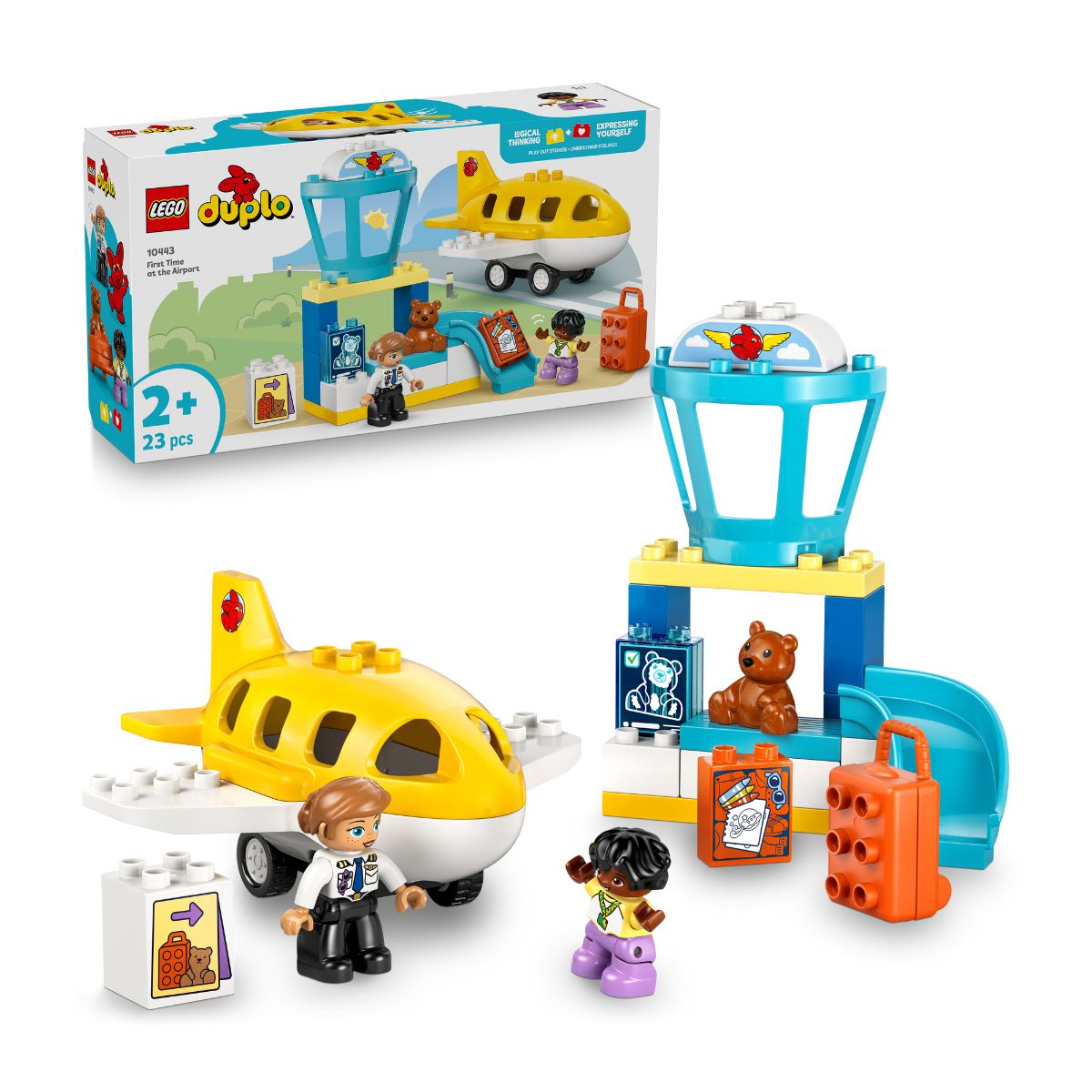 Đồ Chơi Lắp Ráp Sân Bay Đầu Tiên Của Bé LEGO DUPLO 10443 (23 chi tiết)