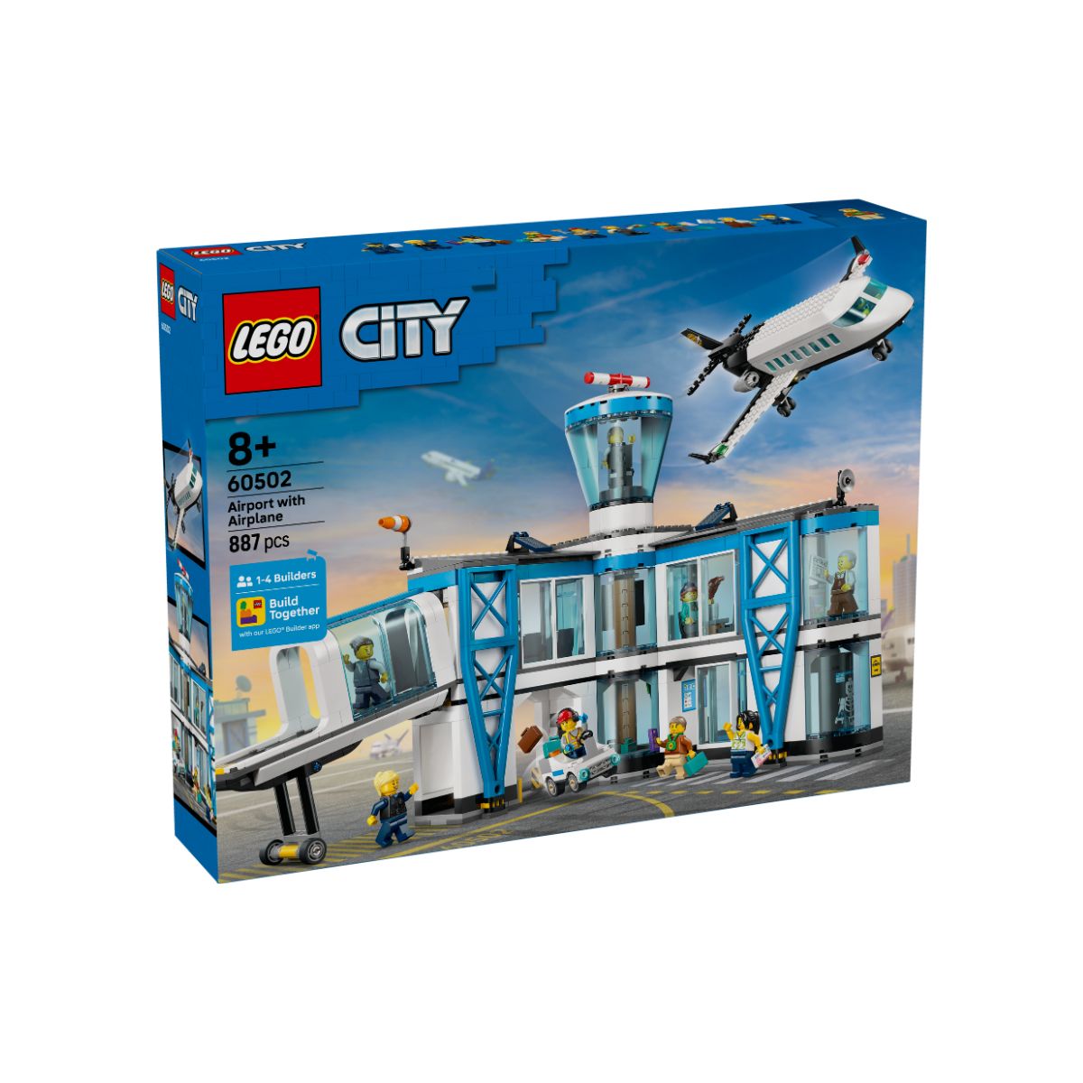 Đồ Chơi Lắp Ráp Sân Bay Và Máy Bay LEGO CITY 60502 (887 chi tiết)