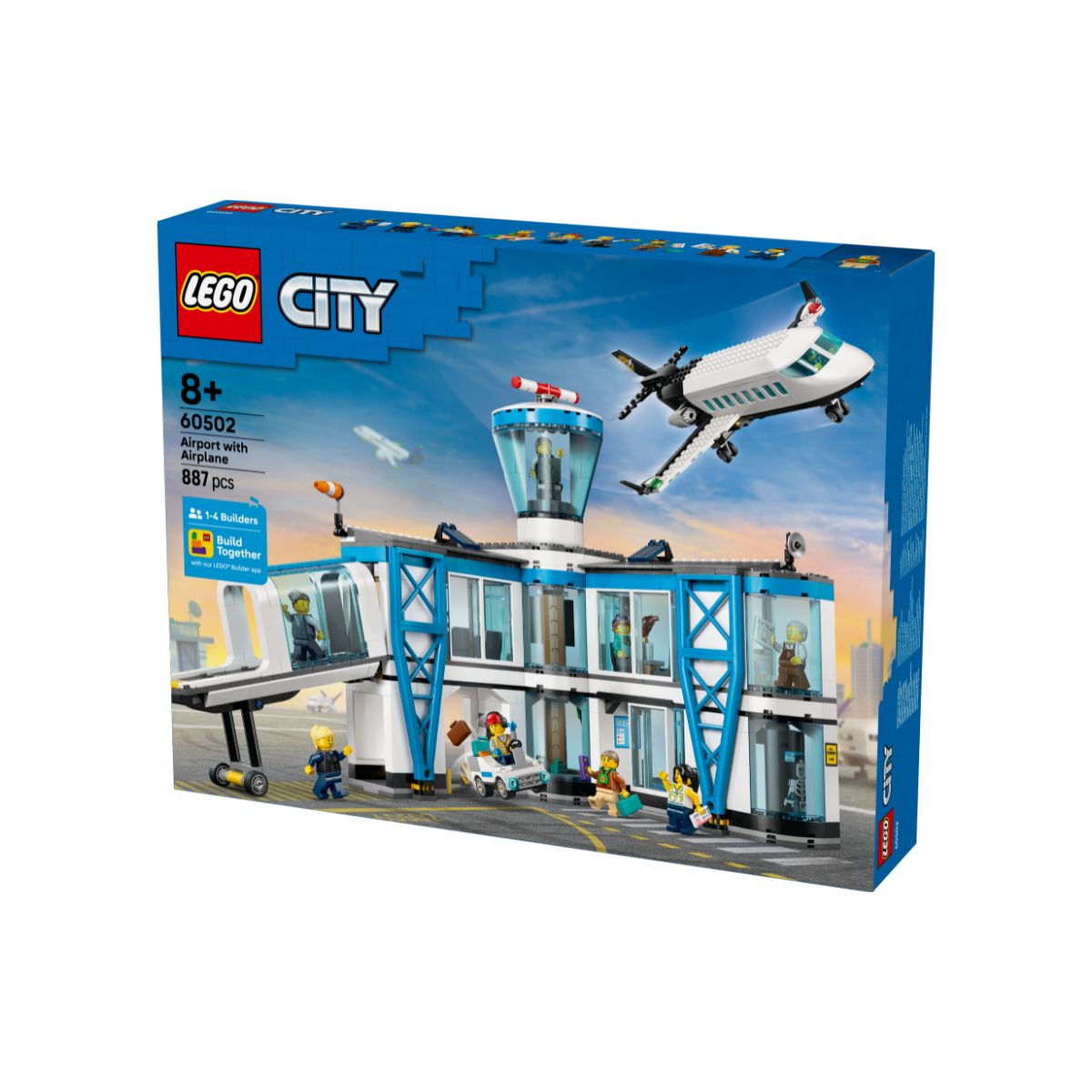 Đồ Chơi Lắp Ráp Sân Bay Và Máy Bay LEGO CITY 60502 (887 chi tiết)