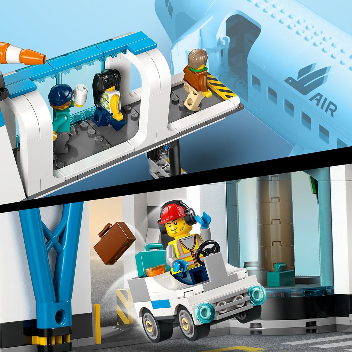 Đồ Chơi Lắp Ráp Sân Bay Và Máy Bay LEGO CITY 60502 (887 chi tiết)