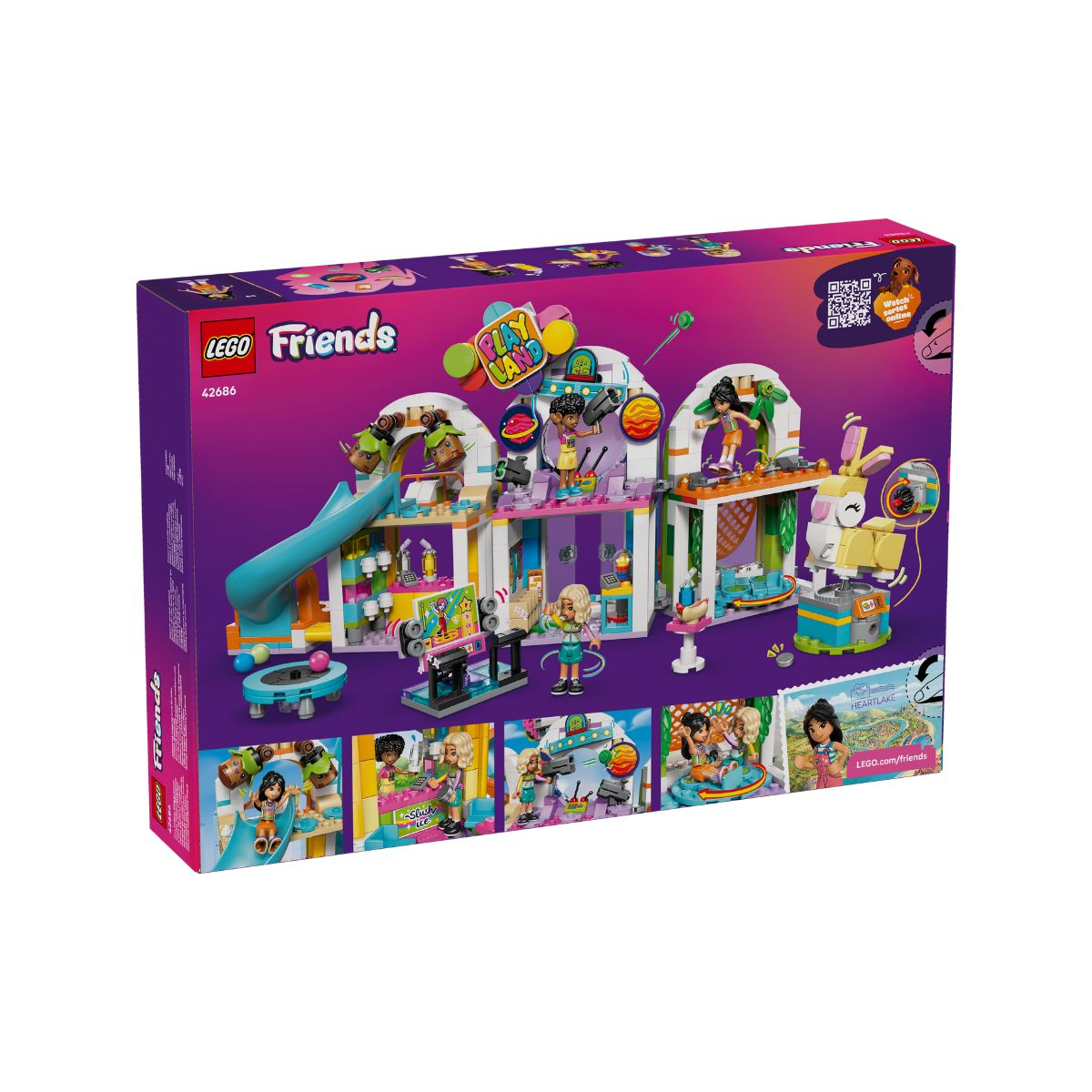 Đồ Chơi Lắp Ráp Sân Chơi Trong Nhà Vui Nhộn LEGO FRIENDS 42686 (668 chi tiết)