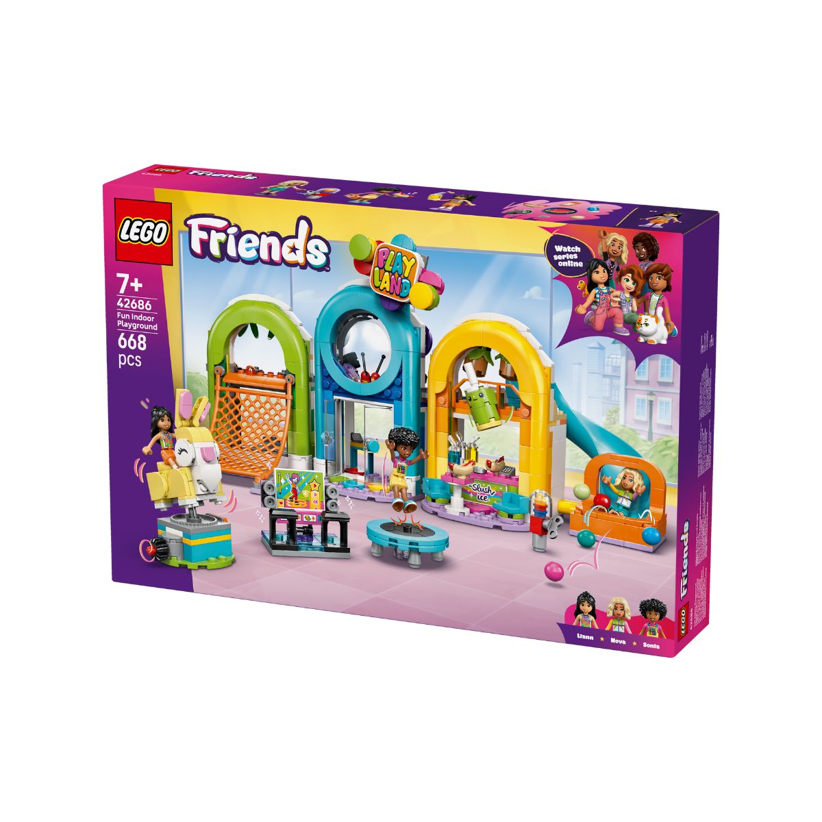 Đồ Chơi Lắp Ráp Sân Chơi Trong Nhà Vui Nhộn LEGO FRIENDS 42686 (668 chi tiết)