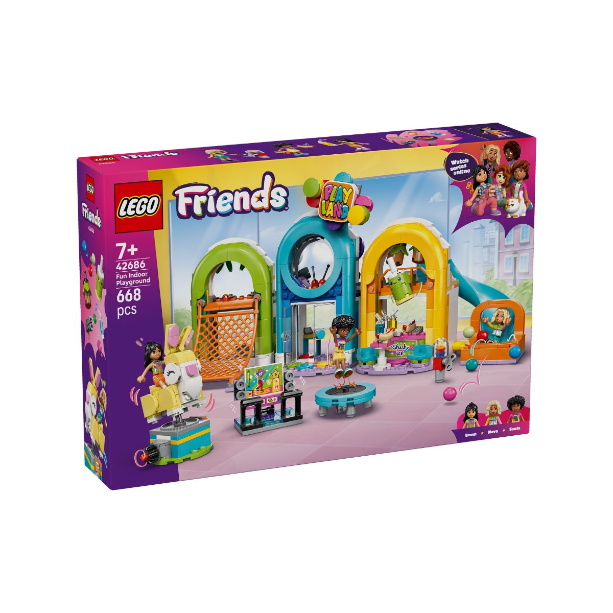 Đồ Chơi Lắp Ráp Sân Chơi Trong Nhà Vui Nhộn LEGO FRIENDS 42686 (668 chi tiết)