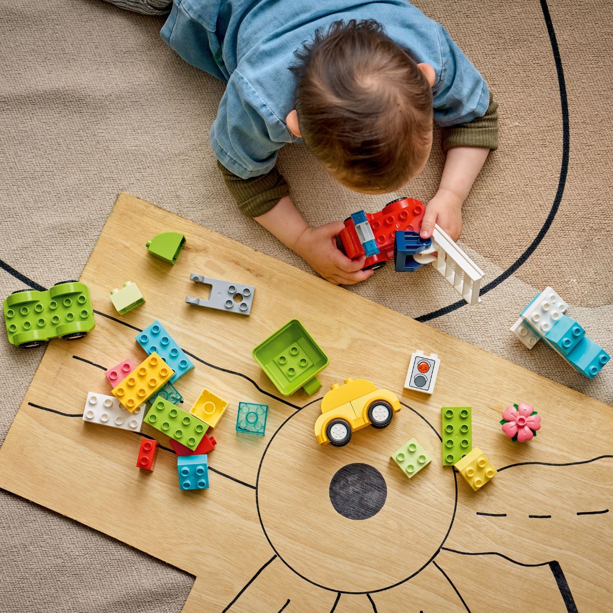 Đồ Chơi Lắp Ráp Sáng Tạo Các Phương Tiện LEGO DUPLO 10474 (42 chi tiết)