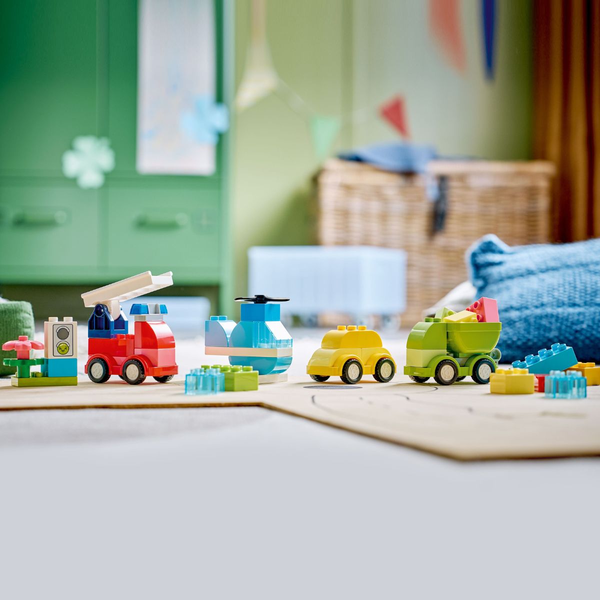 Đồ Chơi Lắp Ráp Sáng Tạo Các Phương Tiện LEGO DUPLO 10474 (42 chi tiết)