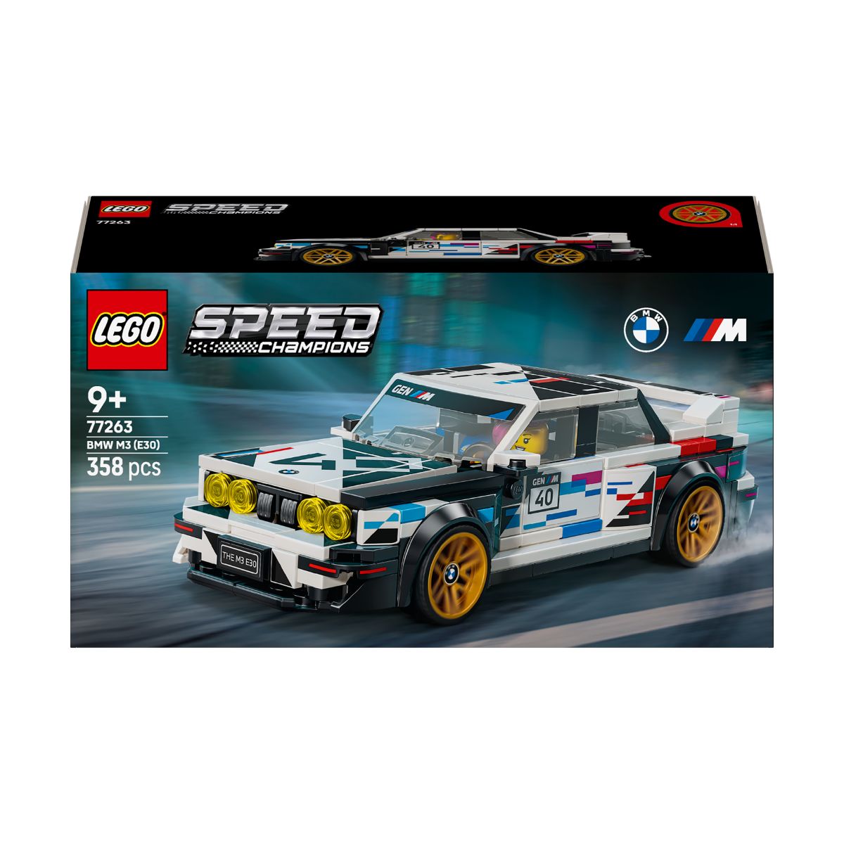 Đồ Chơi Lắp Ráp Siêu Xe BMW M3 (E30) LEGO SPEED CHAMPIONS 77263 (358 Chi Tiết)
