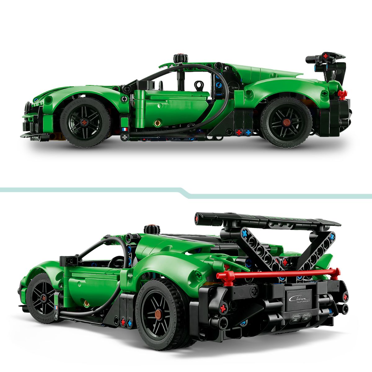 Đồ Chơi Lắp Ráp Siêu Xe Bugatti Chiron Pur Sport Xanh Lá LEGO TECHNIC 42241 (771 chi tiết)