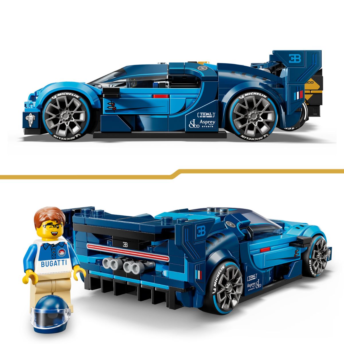 Đồ Chơi Lắp Ráp Siêu Xe Bugatti Vision GT LEGO SPEED CHAMPIONS 77253 (284 chi tiết)