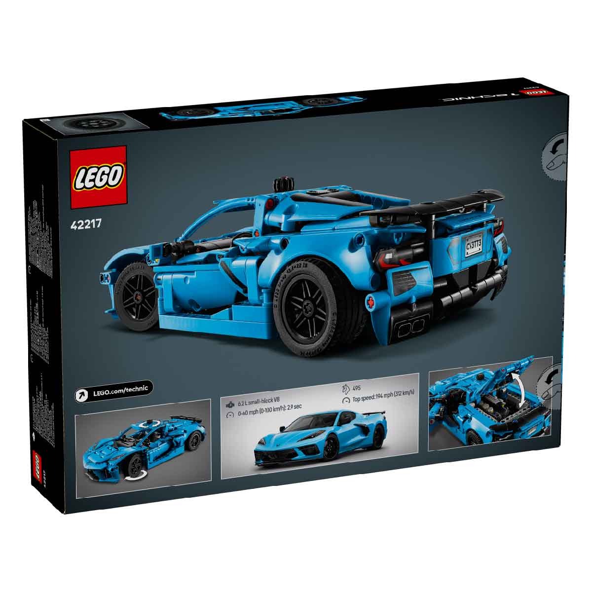 Đồ Chơi Lắp Ráp Siêu Xe Corvette Stingray Xanh Dương LEGO TECHNIC 42217-LG (732 chi tiết)