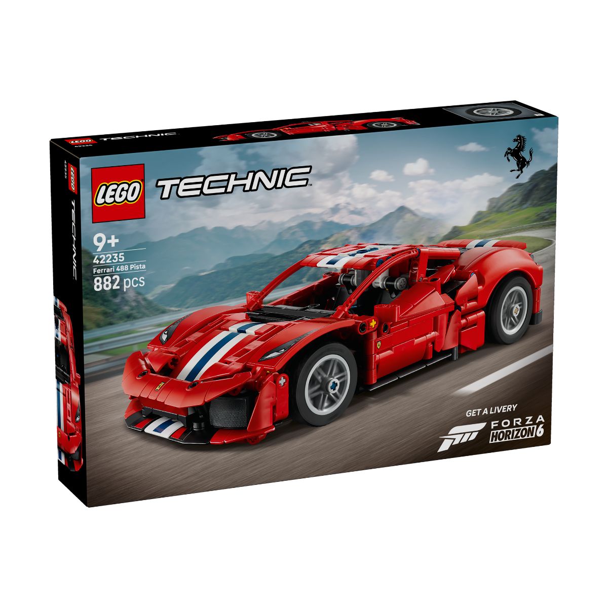 Đồ Chơi Lắp Ráp Siêu Xe Ferrari 488 PISTA LEGO TECHNIC 42235 (882 Chi Tiết)