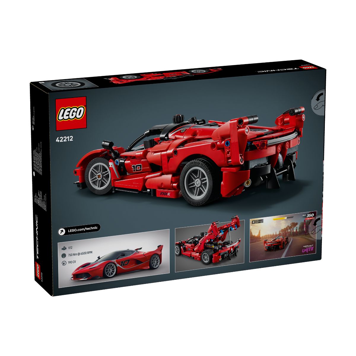 Đồ Chơi Lắp Ráp Siêu Xe Ferrari FXX K – V29 LEGO TECHNIC 42212-LG