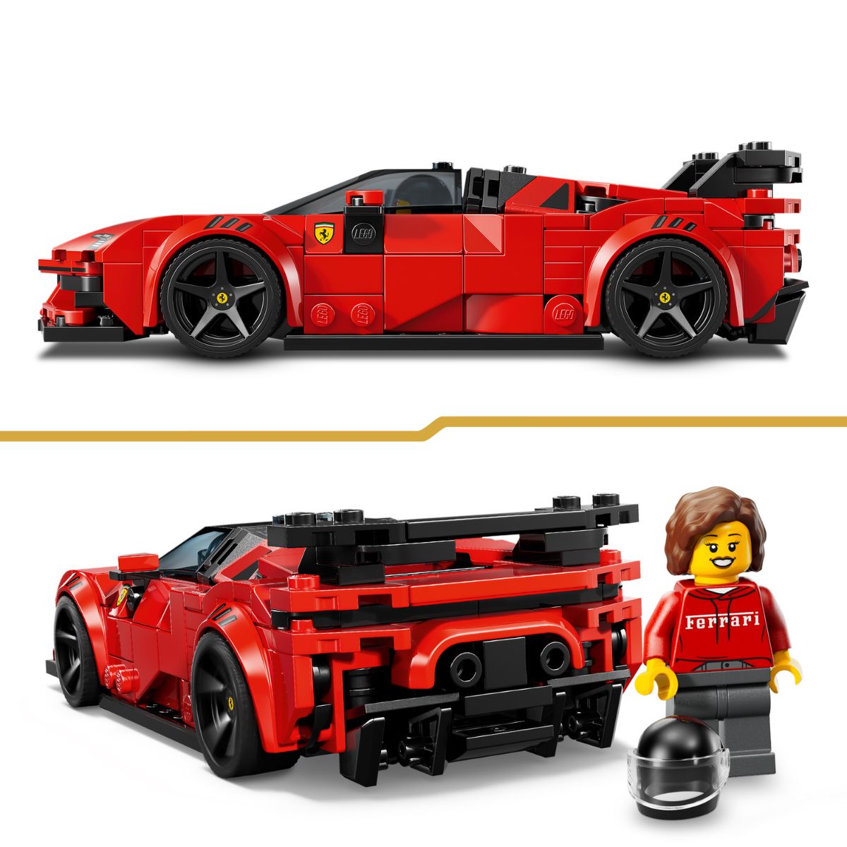 Đồ Chơi Lắp Ráp Siêu Xe Ferrari SF90 XX Stradale LEGO SPEED CHAMPIONS 77254 (339 Chi Tiết)