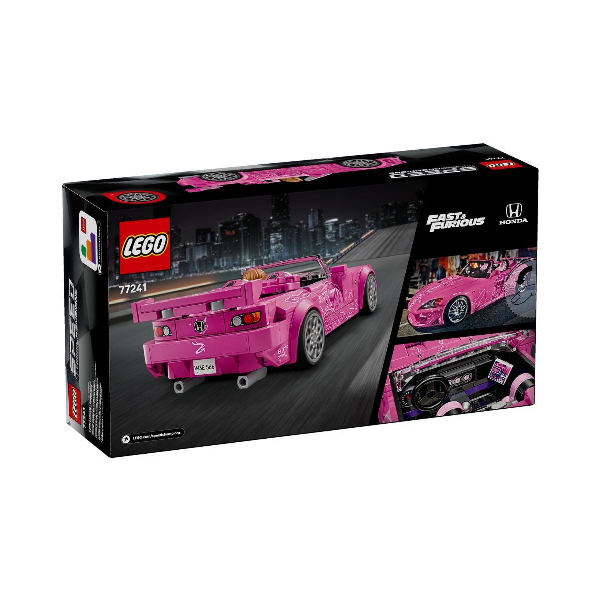 Đồ Chơi Lắp Ráp Siêu Xe Honda S2000 LEGO SPEED CHAMPIONS 77241 (300 chi tiết)