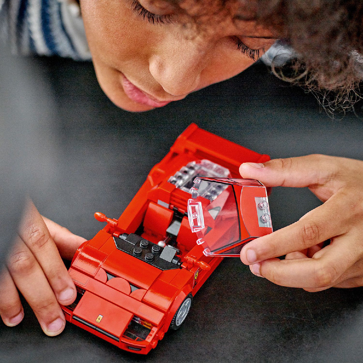 Đồ Chơi Lắp Ráp Siêu Xe Thể Thao Ferrari F40 LEGO SPEED CHAMPIONS 76934 (318 Chi Tiết)