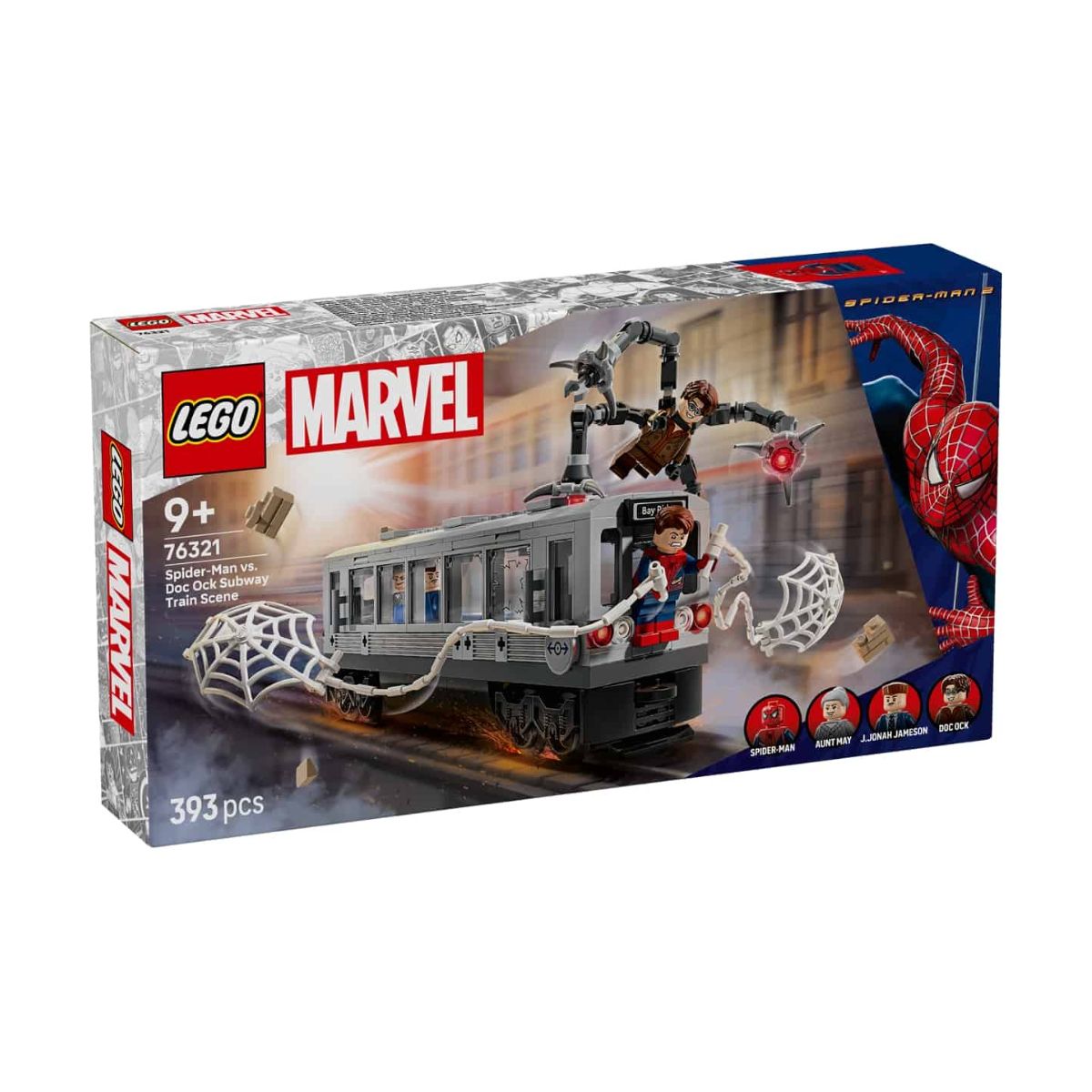 Đồ Chơi Lắp Ráp Spider-Man Đấu Với Doc Ock Tại Tàu Điện Ngầm LEGO SUPERHEROES 76321 (393 chi tiết)