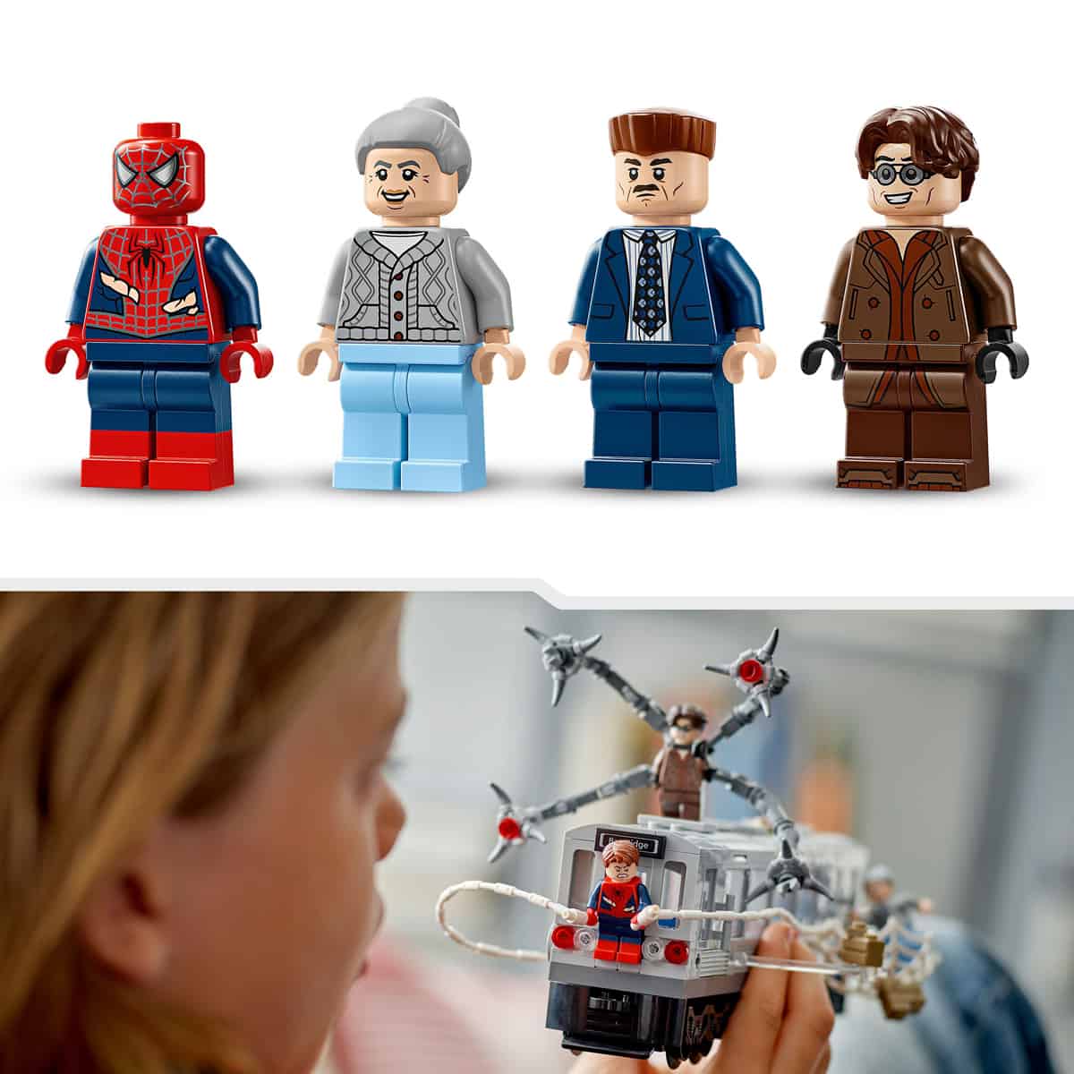 Đồ Chơi Lắp Ráp Spider-Man Đấu Với Doc Ock Tại Tàu Điện Ngầm LEGO SUPERHEROES 76321 (393 chi tiết)