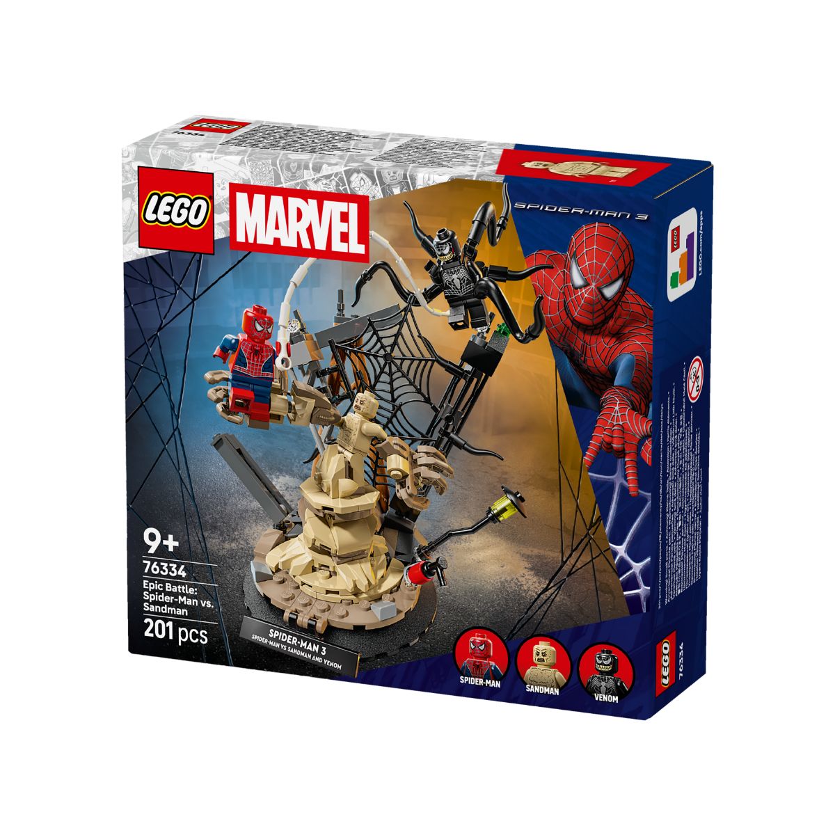 Đồ Chơi Lắp Ráp Spider-Man Đối Đầu Sandman Và Venom LEGO SUPERHEROES 76334