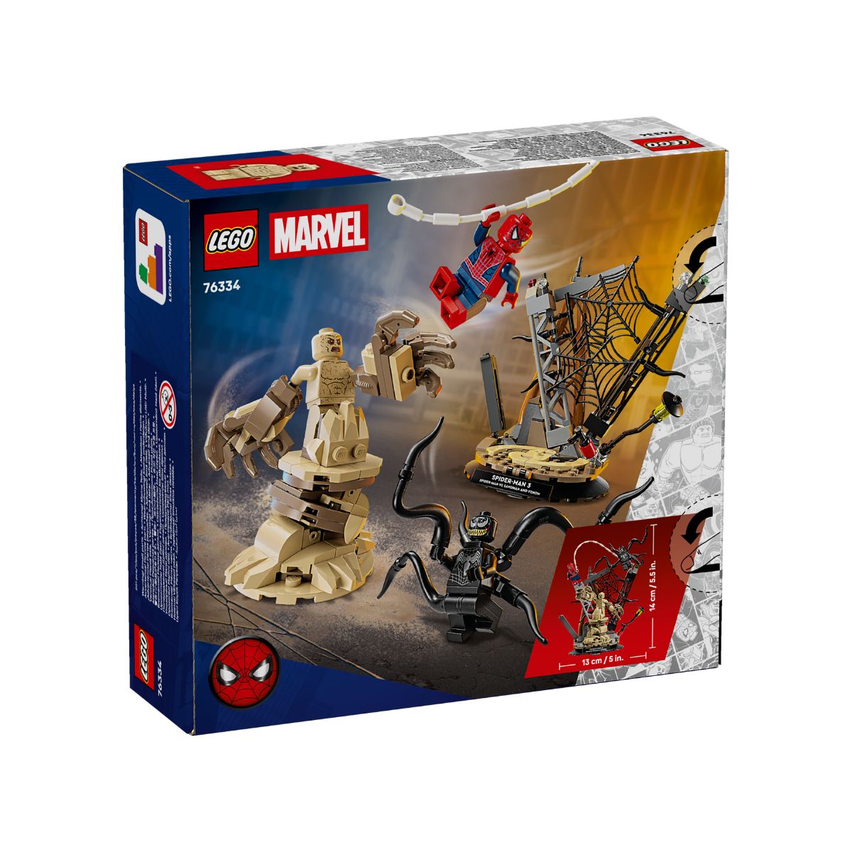 Đồ Chơi Lắp Ráp Spider-Man Đối Đầu Sandman Và Venom LEGO SUPERHEROES 76334
