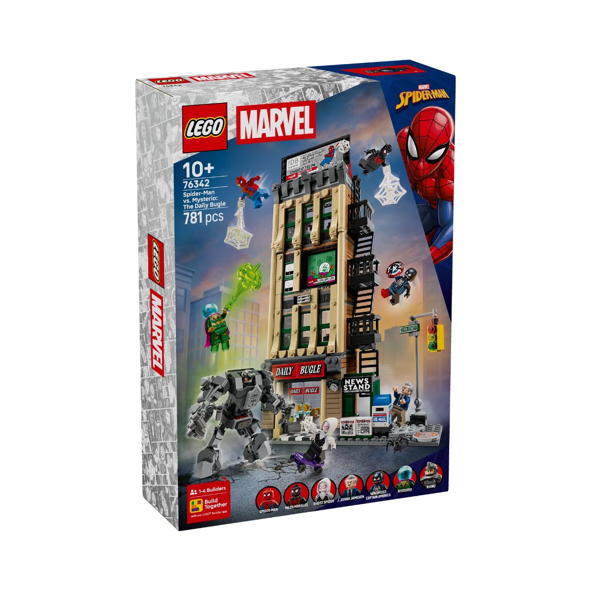 Đồ Chơi Lắp Ráp Spider-Man Và Mysterio: Tòa Soạn Daily Bugle LEGO SUPERHEROES 76342 (781 chi tiết)
