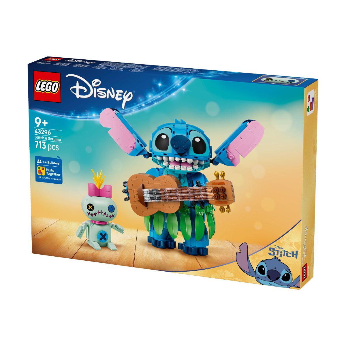 Đồ Chơi Lắp Ráp Stitch Và Scrump LEGO DISNEY PRINCESS 43296 (713 chi tiết)