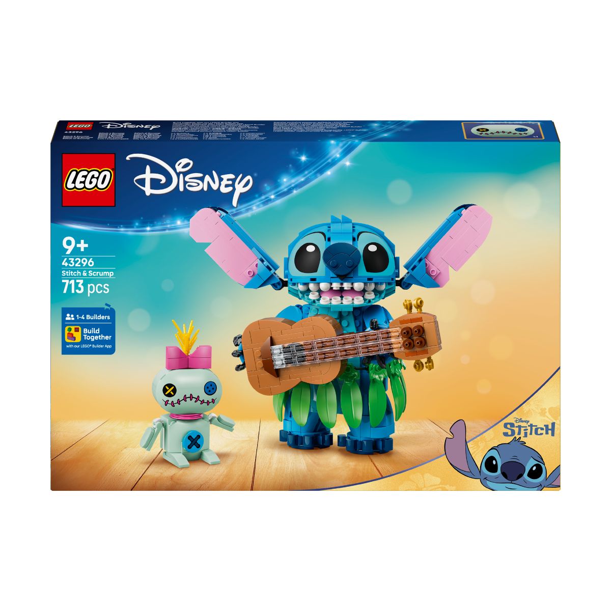 Đồ Chơi Lắp Ráp Stitch Và Scrump LEGO DISNEY PRINCESS 43296 (713 chi tiết)