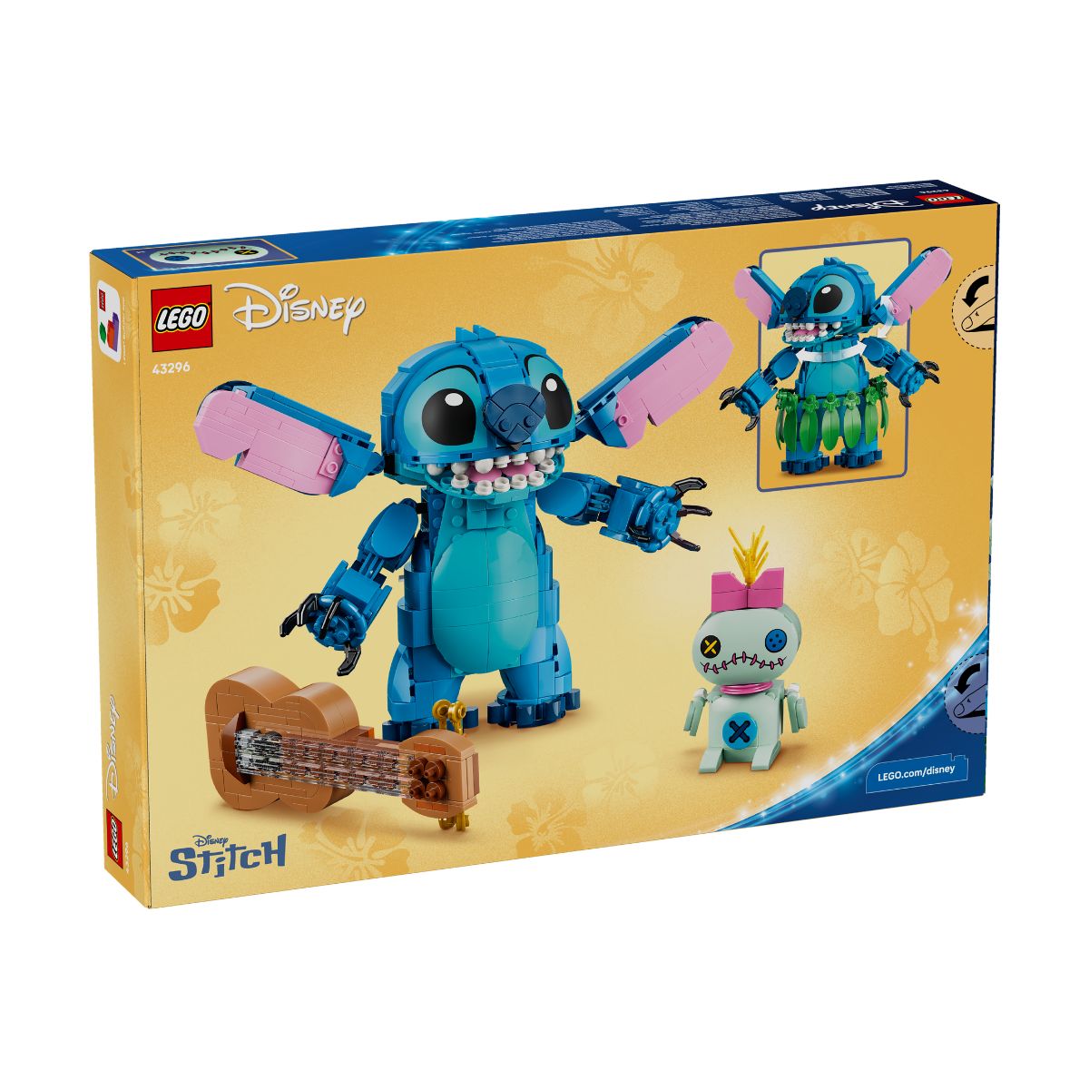 Đồ Chơi Lắp Ráp Stitch Và Scrump LEGO DISNEY PRINCESS 43296 (713 chi tiết)
