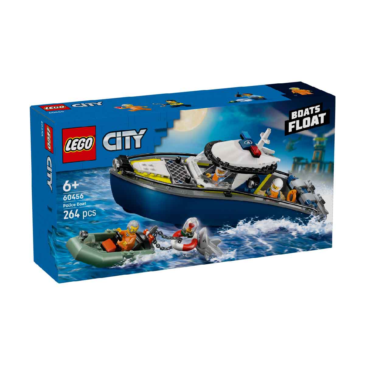 Đồ Chơi Lắp Ráp Tàu Cảnh Sát – Truy Bắt Tội Phạm LEGO CITY 60456