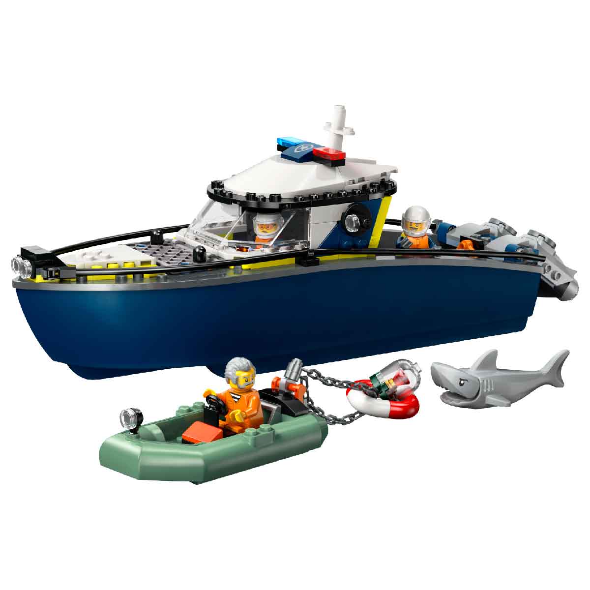 Đồ Chơi Lắp Ráp Tàu Cảnh Sát – Truy Bắt Tội Phạm LEGO CITY 60456