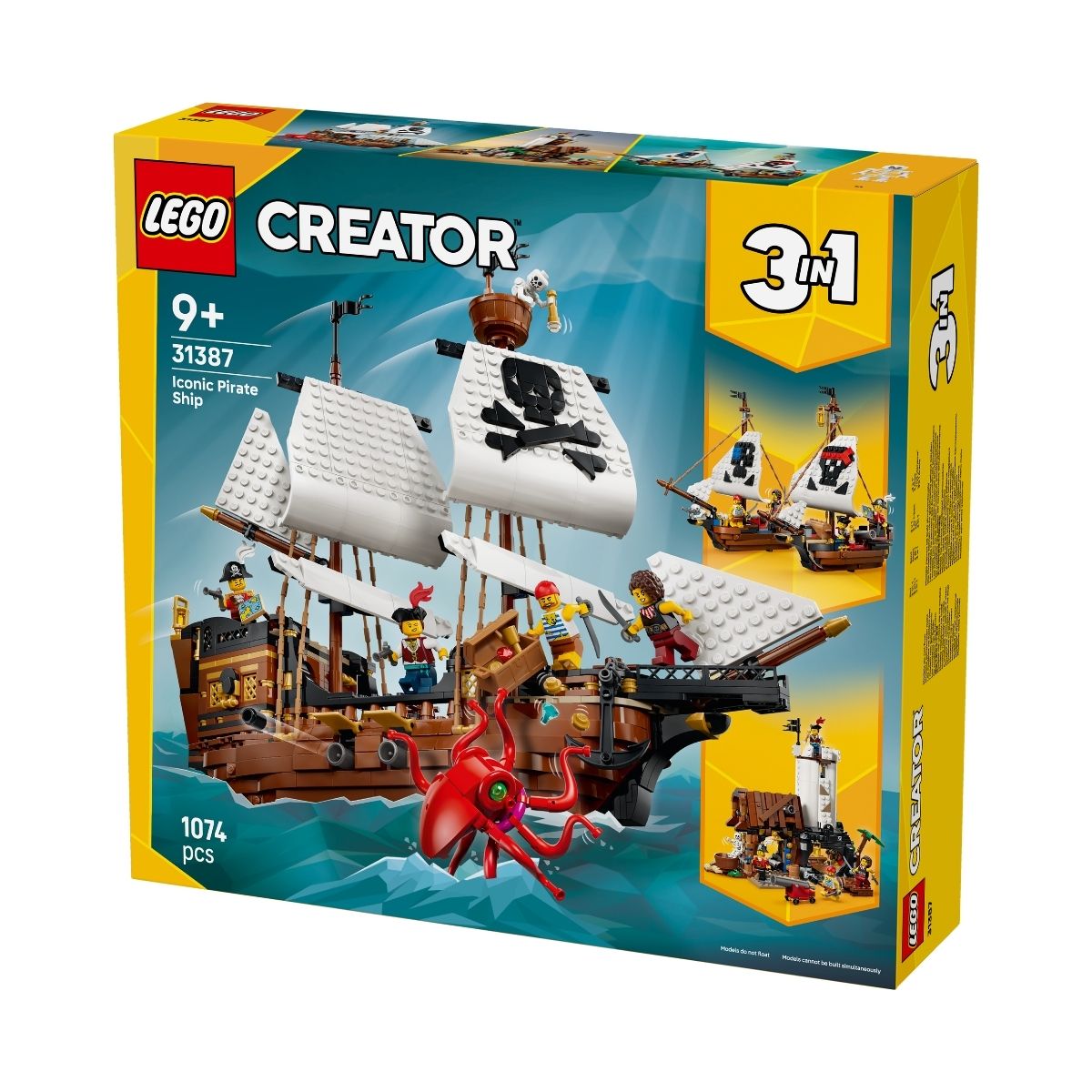 Đồ Chơi Lắp Ráp Tàu Cướp Biển LEGO CREATOR 31387 (1074 chi tiết)