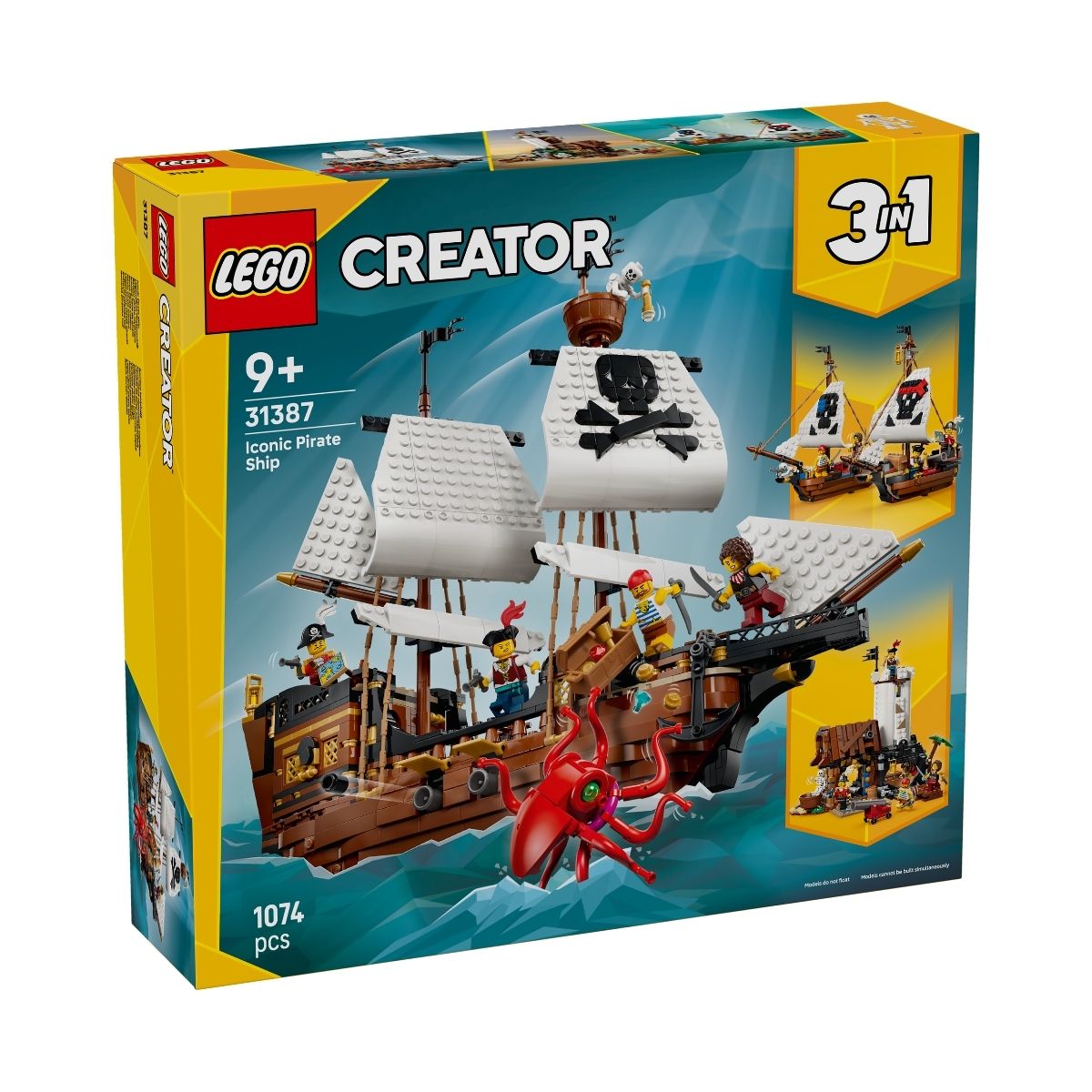 Đồ Chơi Lắp Ráp Tàu Cướp Biển LEGO CREATOR 31387 (1074 chi tiết)