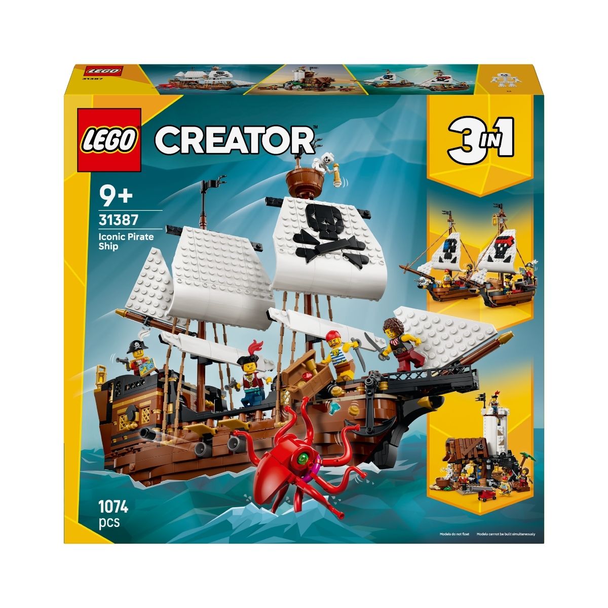 Đồ Chơi Lắp Ráp Tàu Cướp Biển LEGO CREATOR 31387 (1074 chi tiết)