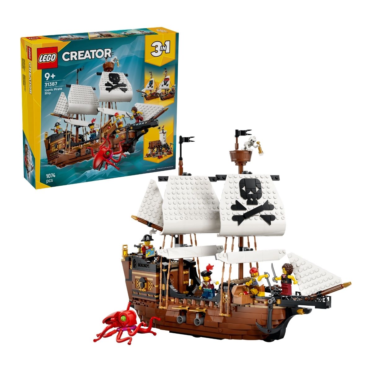 Đồ Chơi Lắp Ráp Tàu Cướp Biển LEGO CREATOR 31387 (1074 chi tiết)