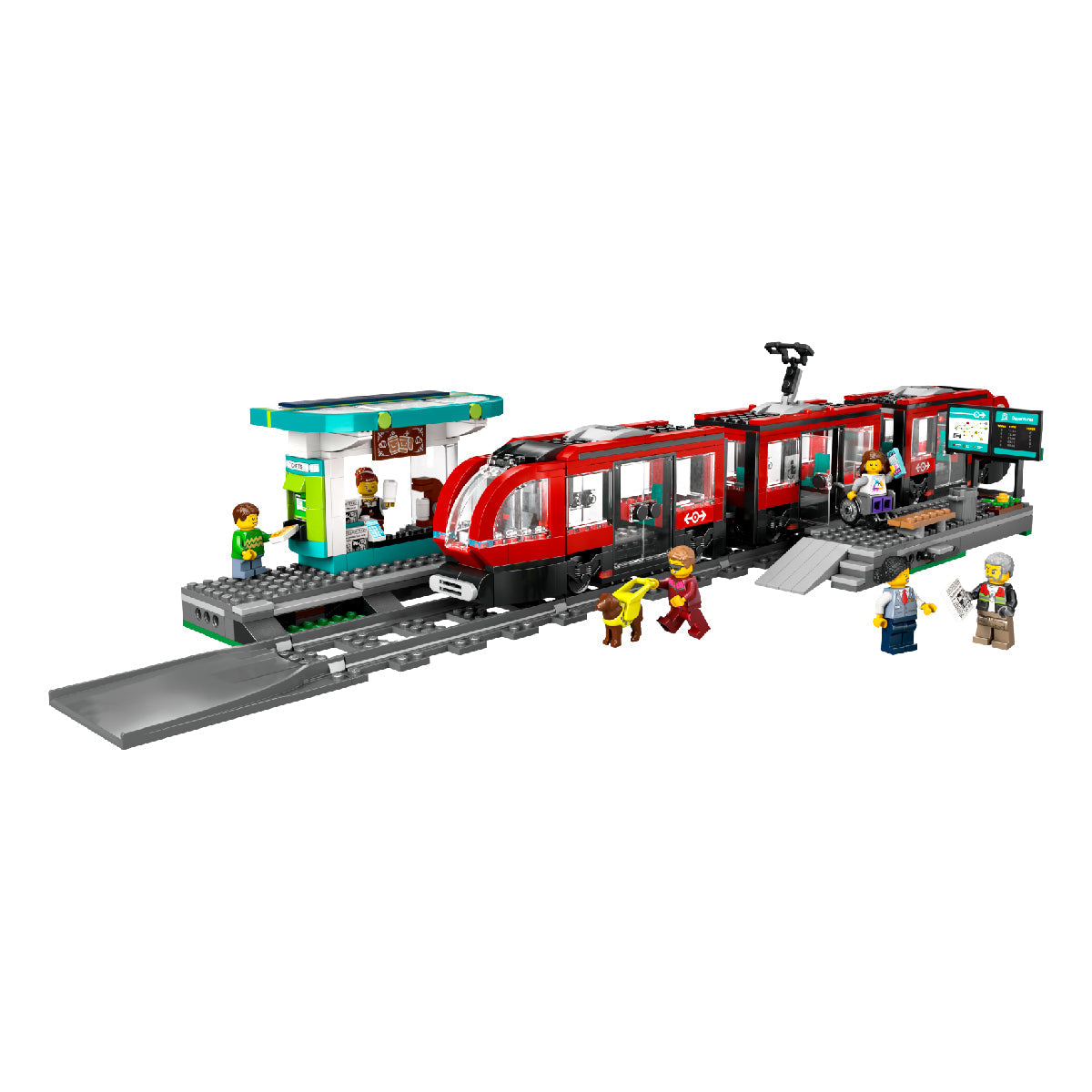 Đồ Chơi Lắp Ráp Tàu Điện & Nhà Ga Thành Phố LEGO CITY 60423 (811 Chi Tiết)