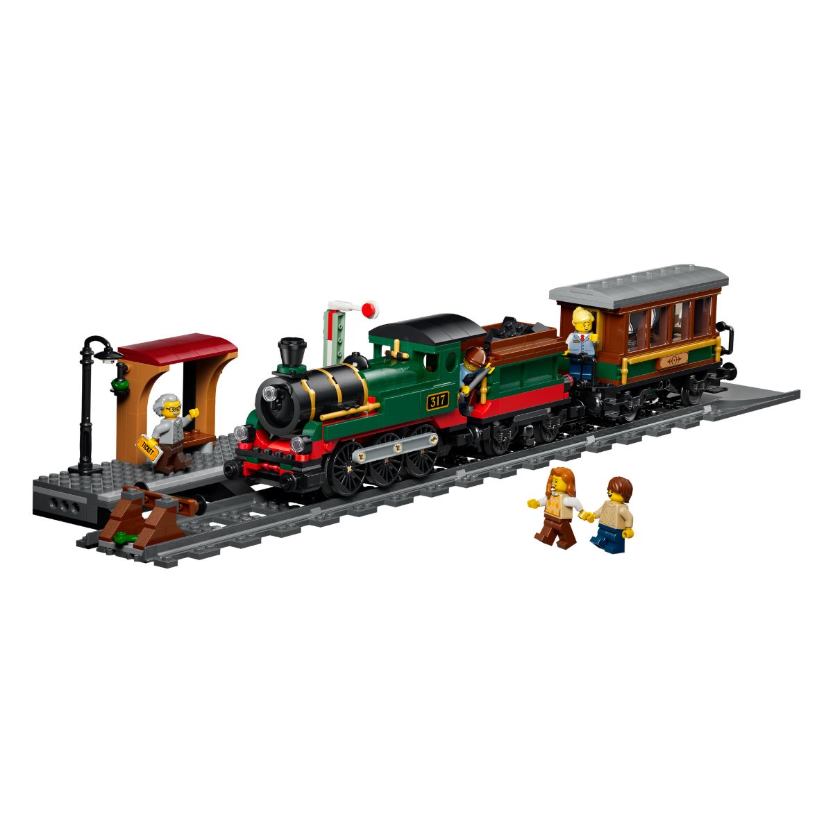 Đồ Chơi Lắp Ráp Tàu Hỏa Hơi Nước Cổ Điển LEGO CITY 60511 (575 chi tiết)