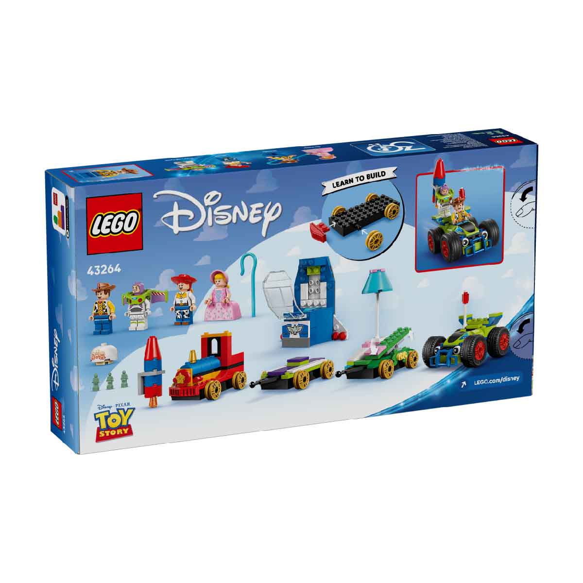 Đồ Chơi Lắp Ráp Tàu Lửa Hoạt Hình Toy Story LEGO DISNEY PRINCESS 43264 (206 chi tiết)
