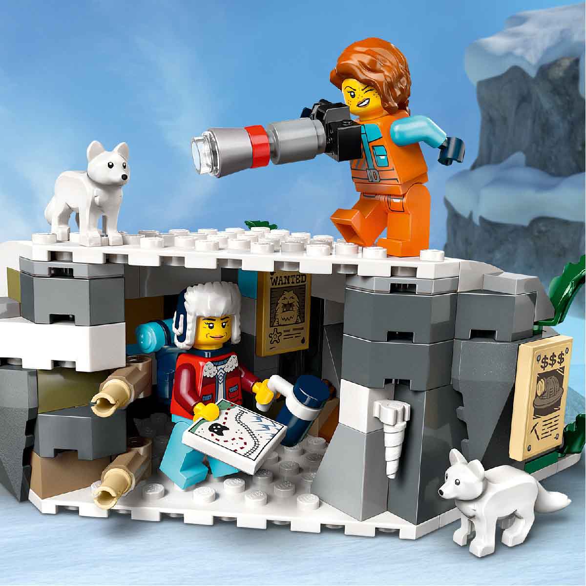 Đồ Chơi Lắp Ráp Tàu Lửa Khám Phá Bắc Cực LEGO CITY 60470 (1517 chi tiết)