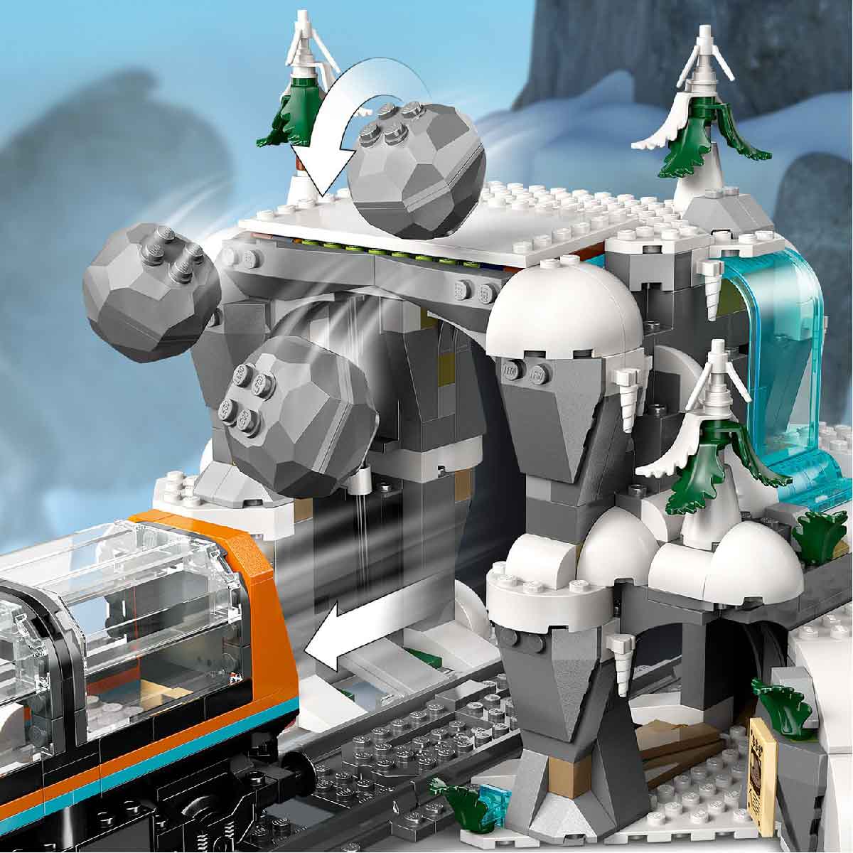 Đồ Chơi Lắp Ráp Tàu Lửa Khám Phá Bắc Cực LEGO CITY 60470 (1517 chi tiết)