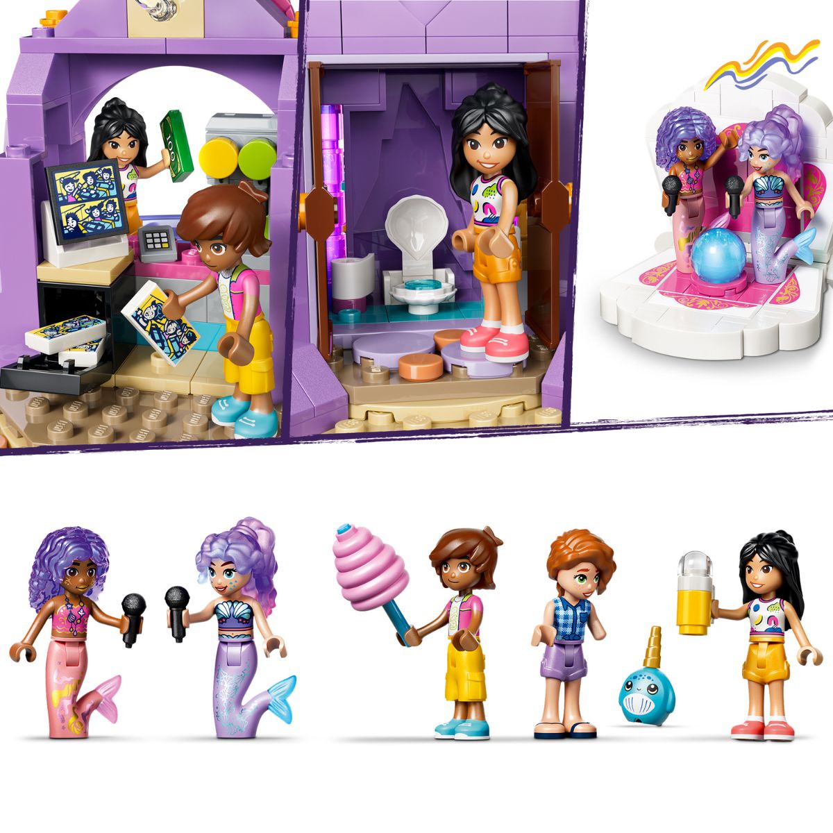 Đồ Chơi Lắp Ráp Tàu Lượn Nàng Tiên Cá LEGO FRIENDS 42703 (864 chi tiết)