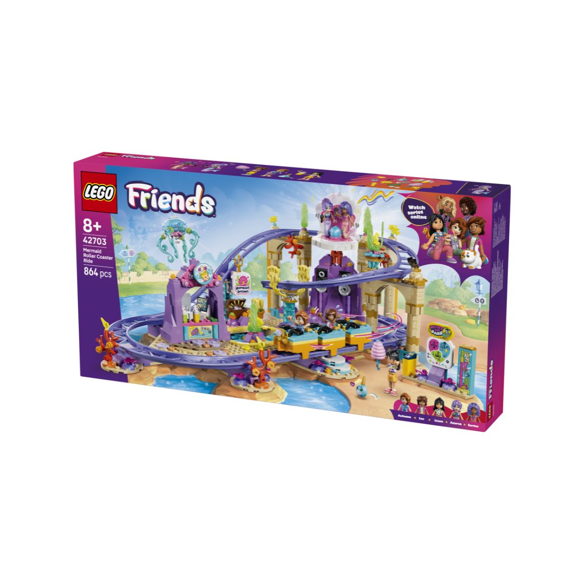 Đồ Chơi Lắp Ráp Tàu Lượn Nàng Tiên Cá LEGO FRIENDS 42703 (864 chi tiết)