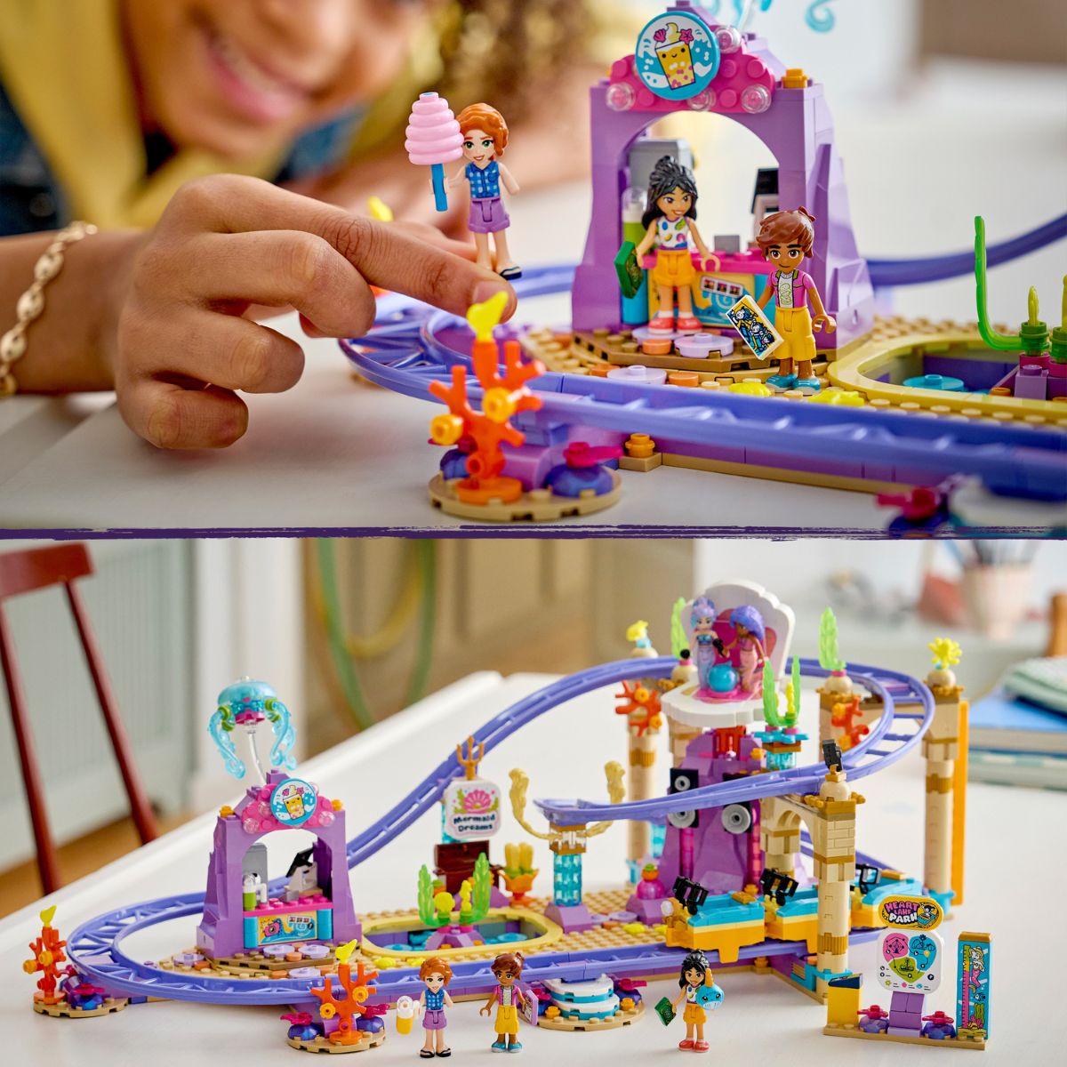 Đồ Chơi Lắp Ráp Tàu Lượn Nàng Tiên Cá LEGO FRIENDS 42703 (864 chi tiết)