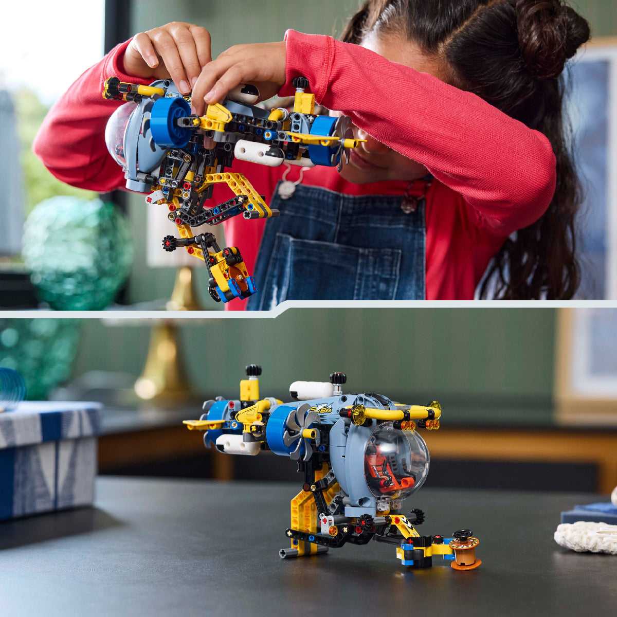 Đồ Chơi Lắp Ráp Tàu Ngầm Nghiên Cứu Biển Sâu LEGO TECHNIC 42201