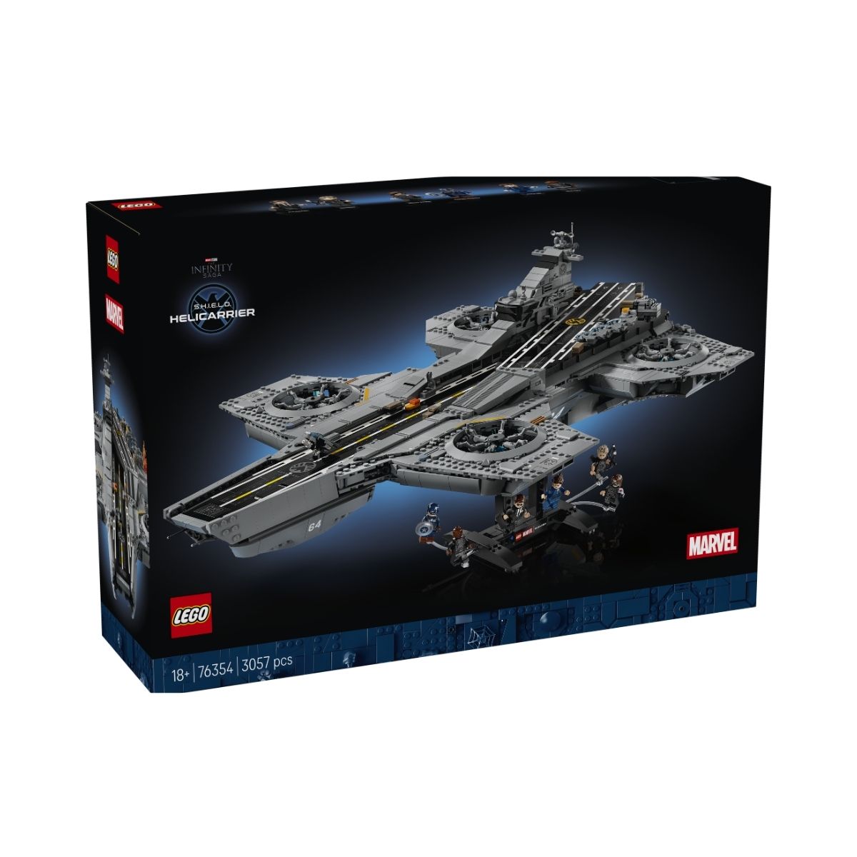 Đồ Chơi Lắp Ráp Tàu Sân Bay Avenger Helicarrier LEGO SUPERHEROES 76354 (3057 chi tiết)