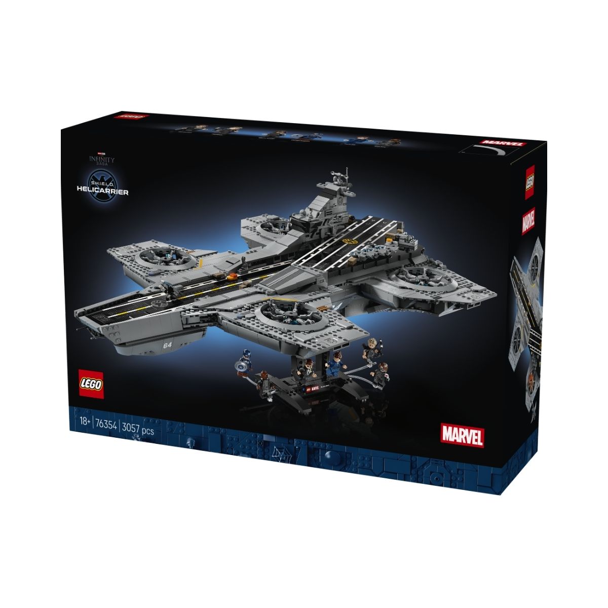 Đồ Chơi Lắp Ráp Tàu Sân Bay Avenger Helicarrier LEGO SUPERHEROES 76354 (3057 chi tiết)
