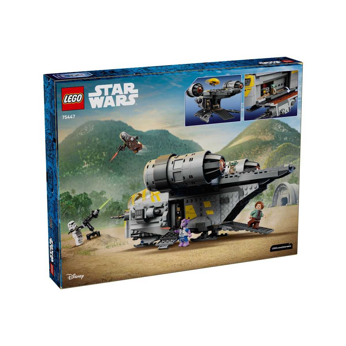 Đồ Chơi Lắp Ráp Tàu Vũ Trụ Razor Crest LEGO STAR WARS 75447