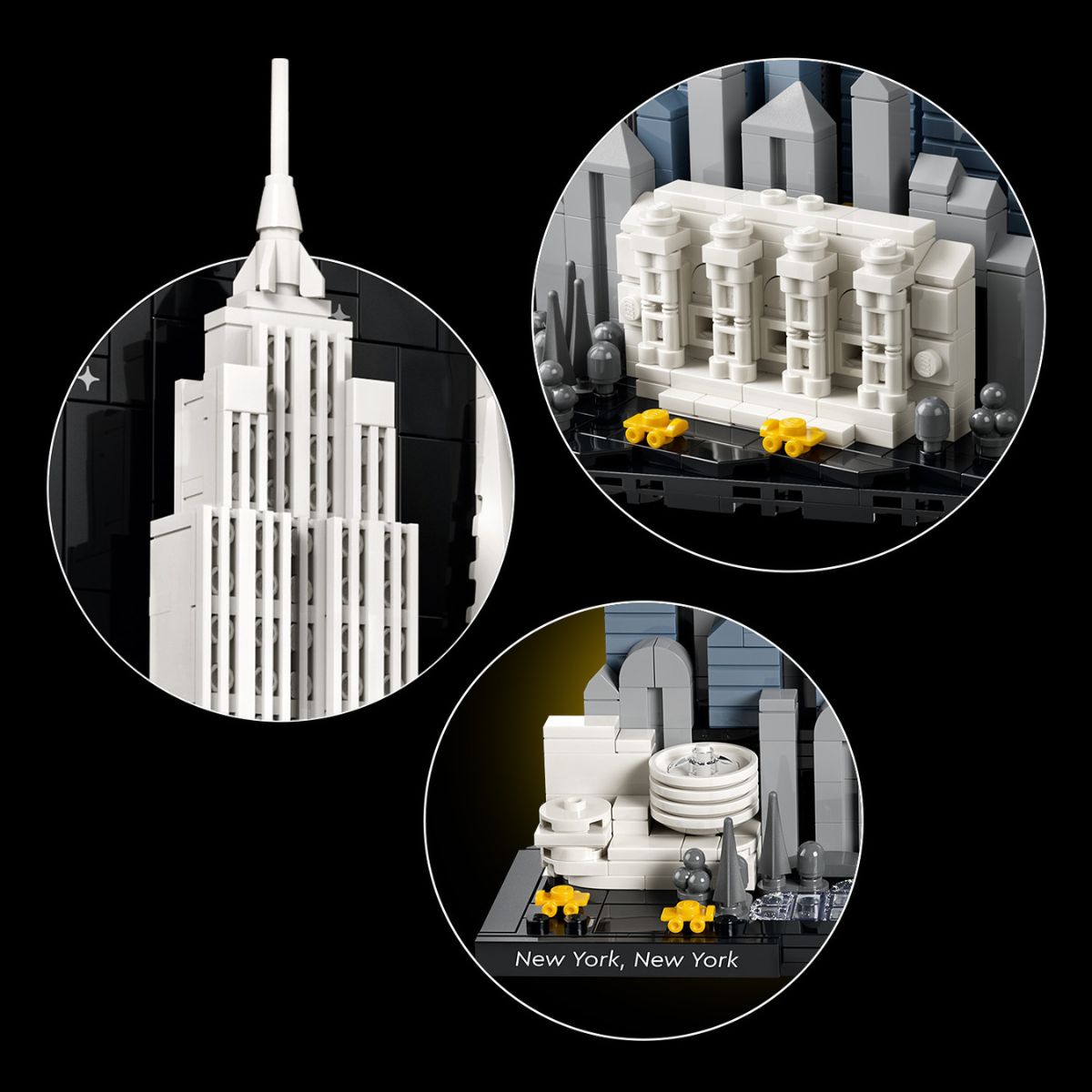 Đồ Chơi Lắp Ráp Thành Phố New York LEGOARCHITECTURE 21066 (1465 Chi Tiết)