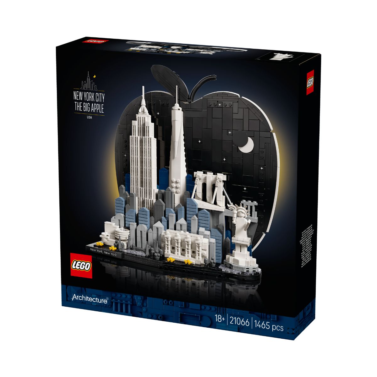 Đồ Chơi Lắp Ráp Thành Phố New York LEGOARCHITECTURE 21066 (1465 Chi Tiết)