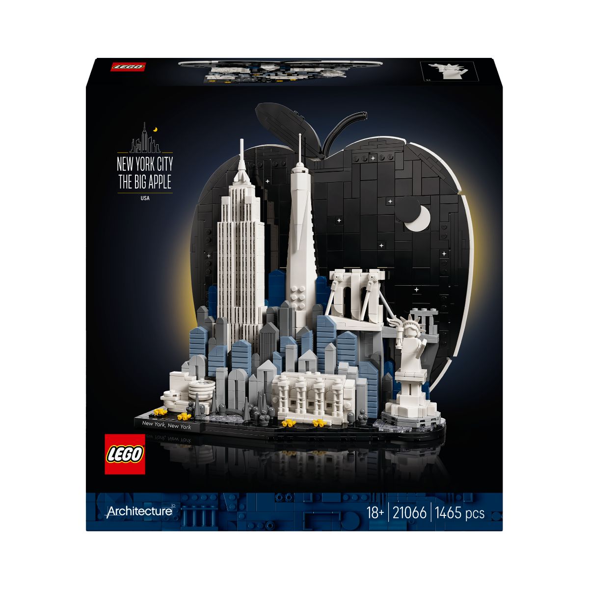 Đồ Chơi Lắp Ráp Thành Phố New York LEGOARCHITECTURE 21066 (1465 Chi Tiết)