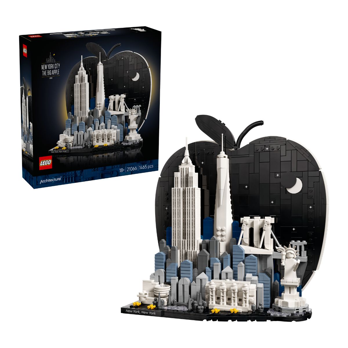 Đồ Chơi Lắp Ráp Thành Phố New York LEGOARCHITECTURE 21066 (1465 Chi Tiết)